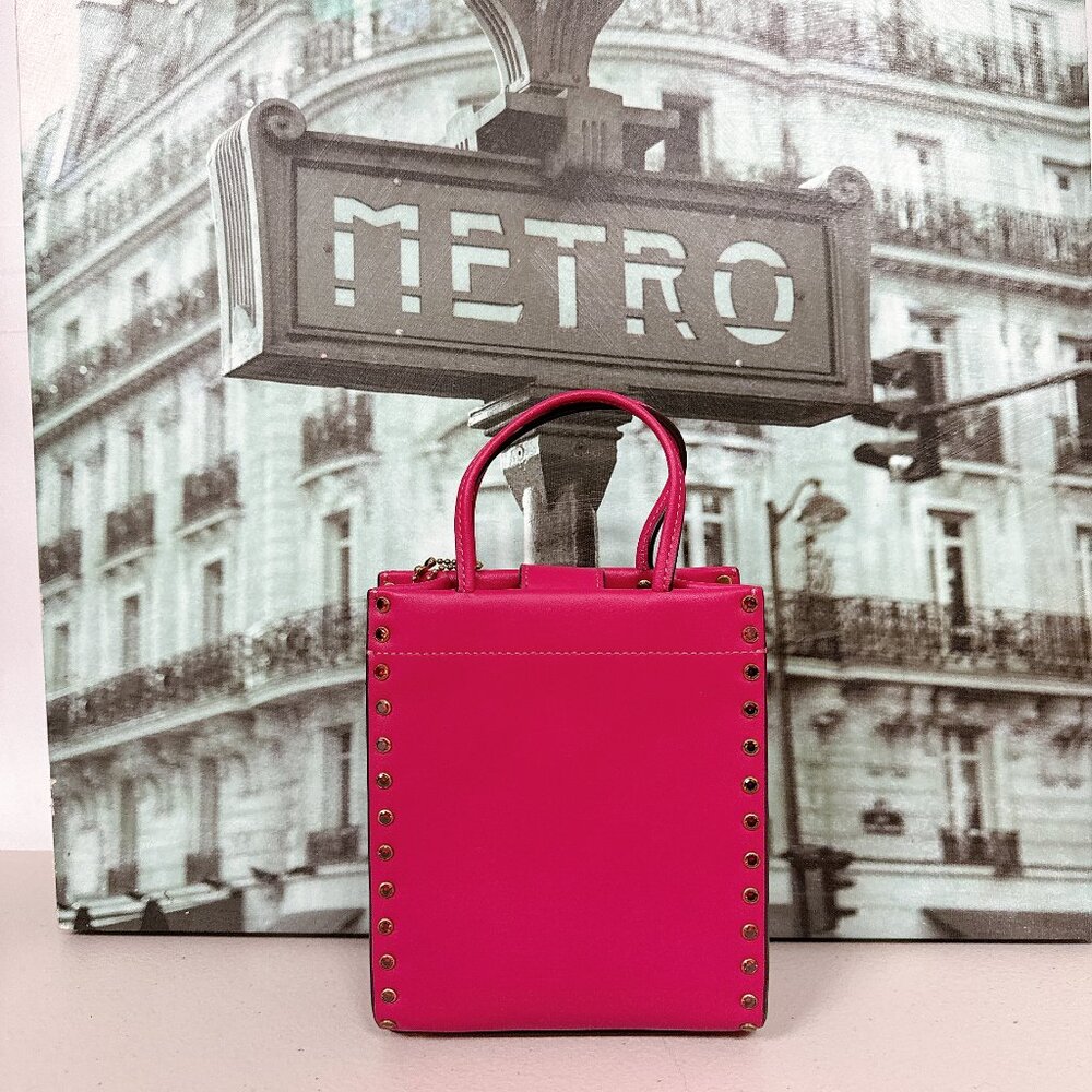 Coach CE729 Mini Cashin Tote With Crystal Rivets